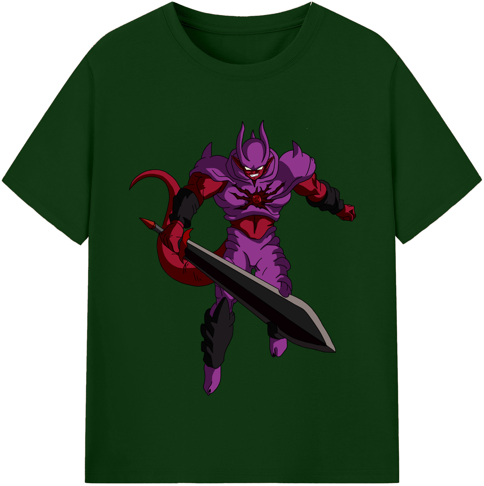 （画像用） ドラゴンボール ジャネンバ DRAGON BALL Janemba 綿100％半袖Tシャツ（フロントプリント）